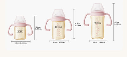 MAMIJOY 160/240/330ML Baby PPSU Bottle with Inclined Neck, Display Function & Temperature Indicator