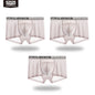 52025 LunarFlex Men's Nylon-Stretch Boxers with Silk-Blend Pouch