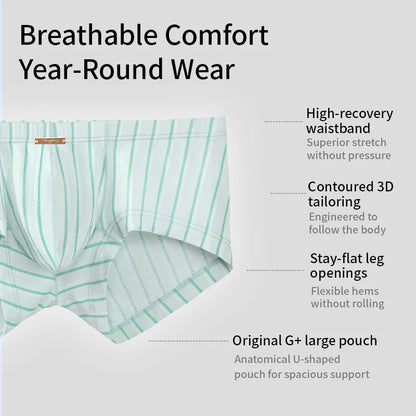 52025 GreenStride Men's Low-Rise Modal-Stretch Boxers