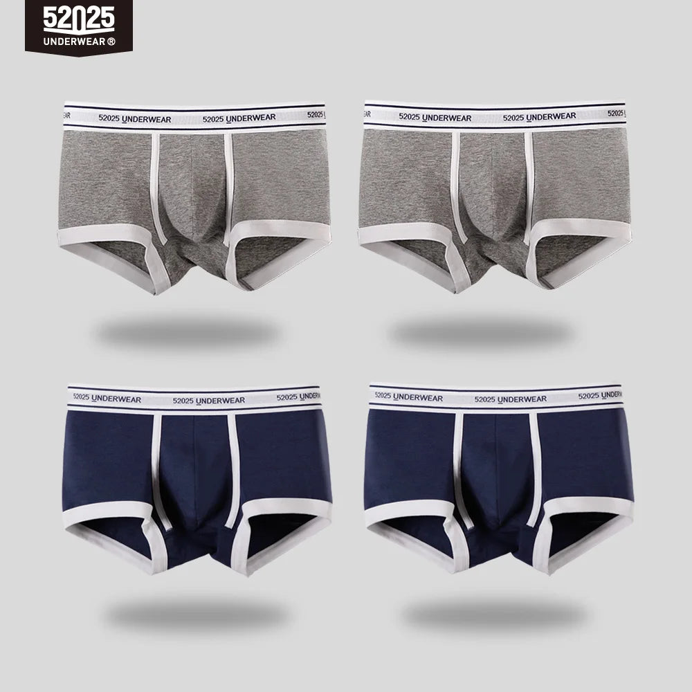52025 Daily Quartet Men's Cotton-Modal Stretch Boxers 4-Pack