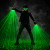 JAEOOGY Rechargeable Laser Gloves & Glasses Set | Red or Green Beams