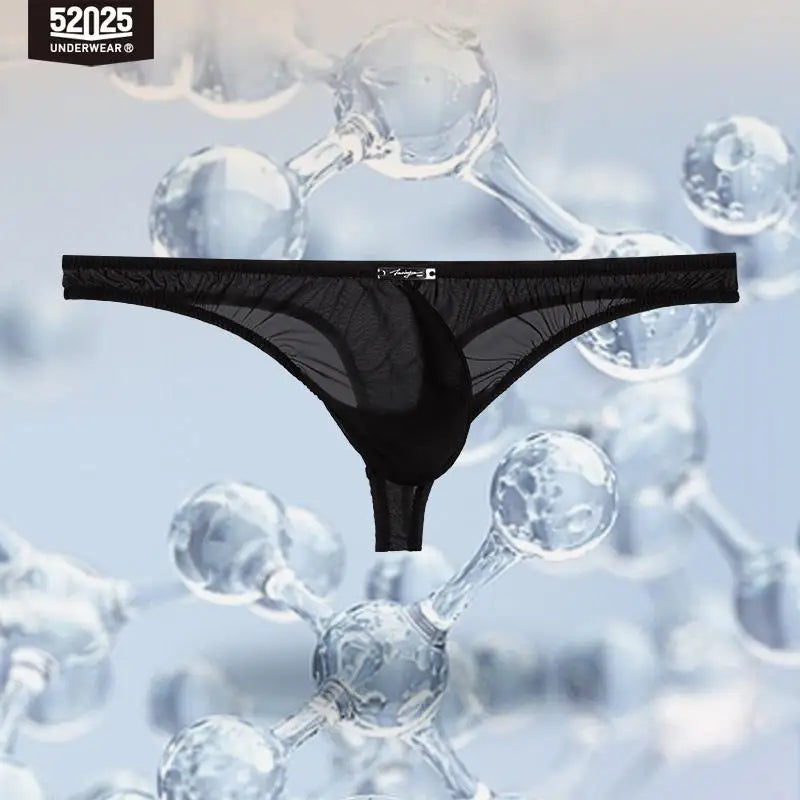 52025 EmberFlex Men's Low-Rise Nylon-Stretch Briefs & Thongs