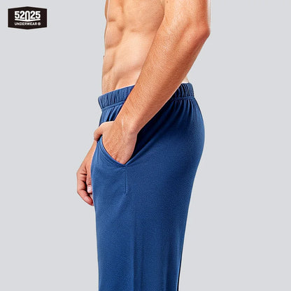 52025 Midnight Ease Men's 100% Cotton Lounge Pants