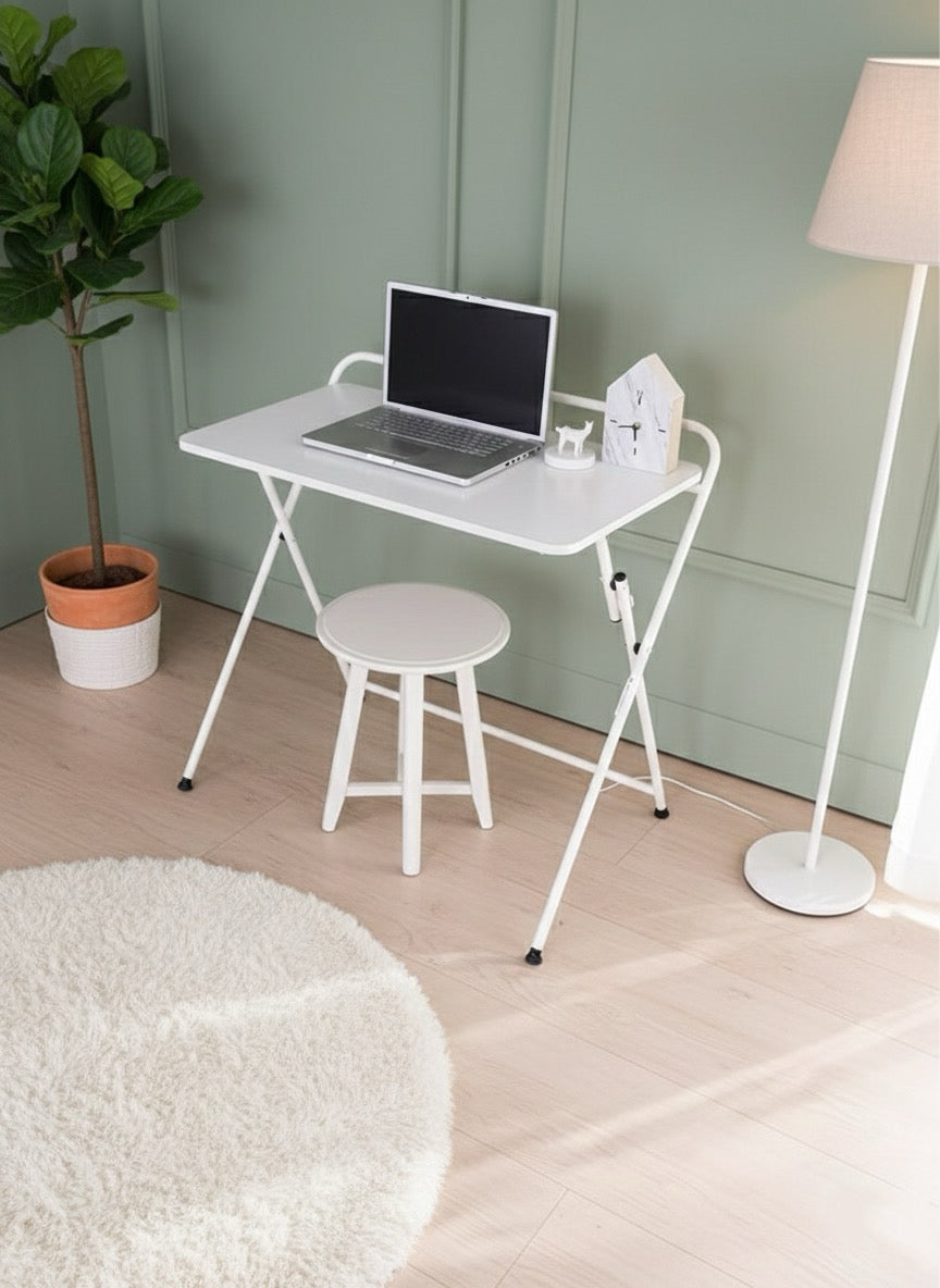 Amber Folding Desk White sue-e furniture