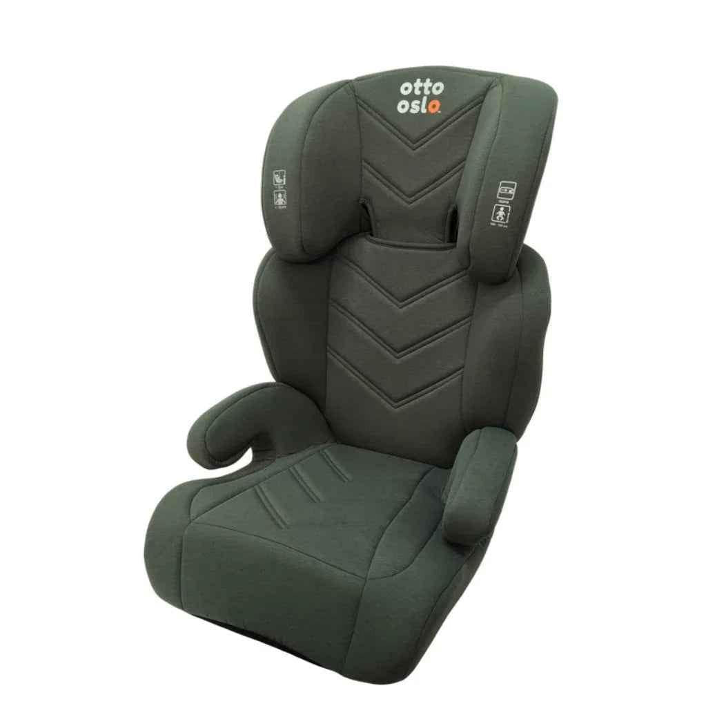 Zen i-Size Booster Car Seat with Isofix and Adjustable Headrest - GREEN