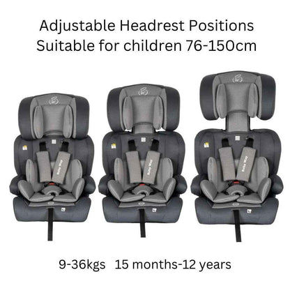 SafeMax i-Size Convertible Booster Car Seat with ISOFIX