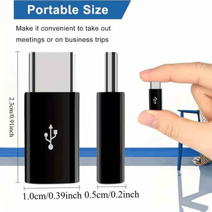 Micro USB to Type C Adapter (Black)