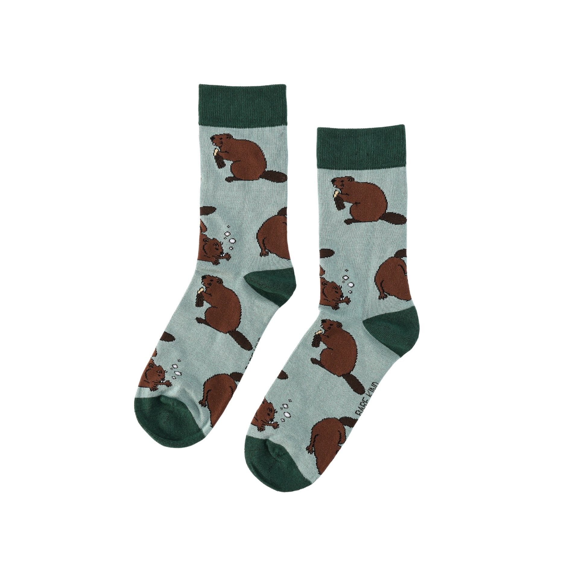 Save the Beavers Bamboo Socks Barekind NZ