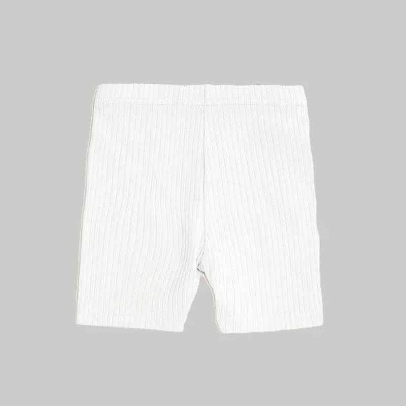Biker Shorts - White