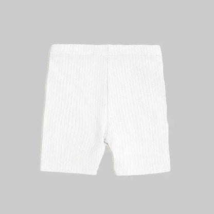 Biker Shorts - White