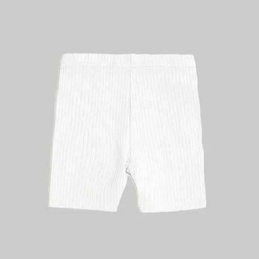 Biker Shorts - White
