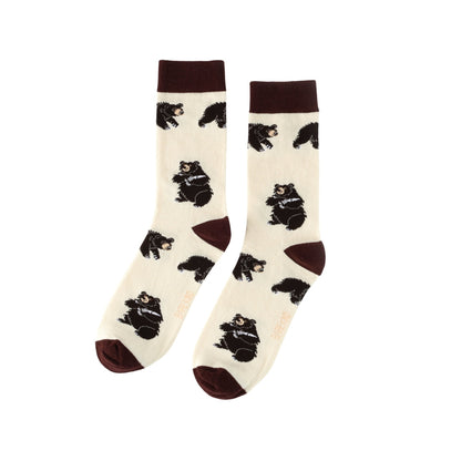 Save the Black Bear Bamboo Socks Barekind NZ