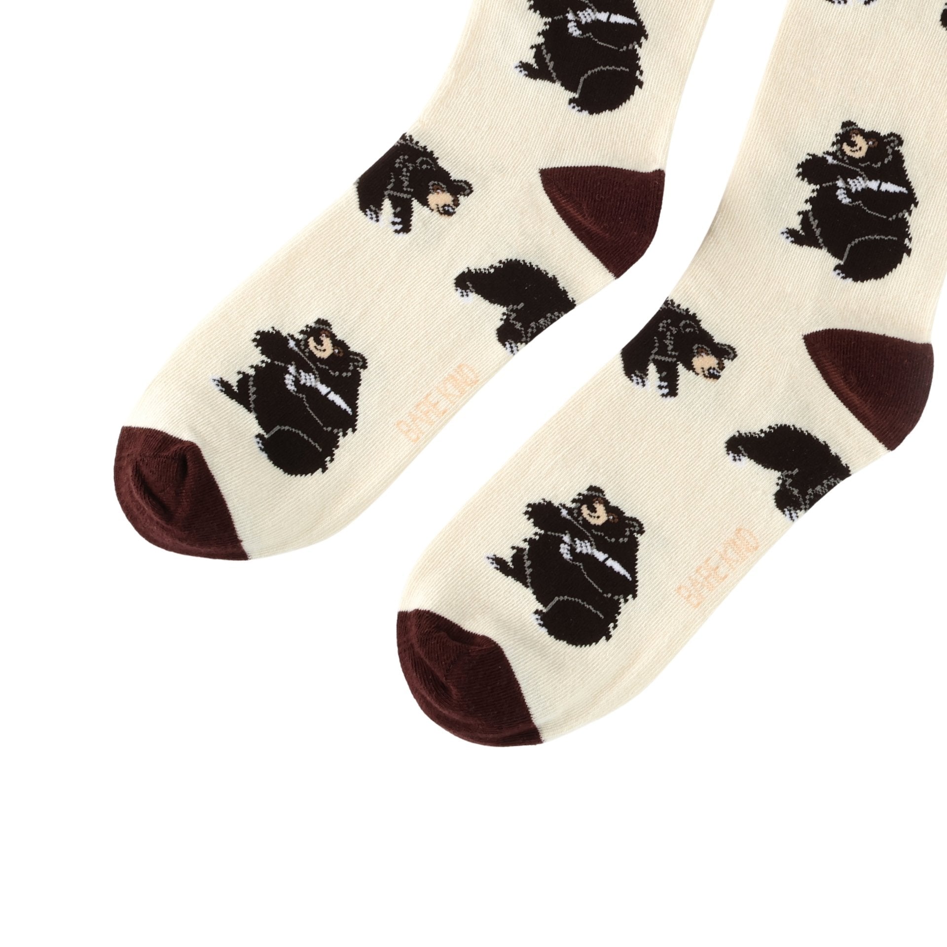 Save the Black Bear Bamboo Socks Barekind NZ