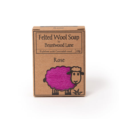 Rose Felted Wool Soap - ShopHub
