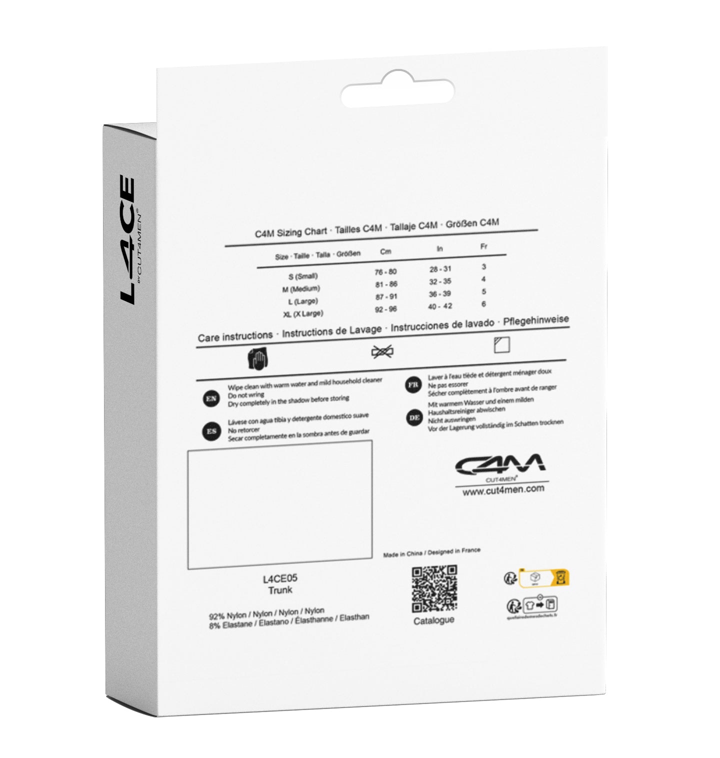 black Trunk Boxer L4CE05 - XL-7