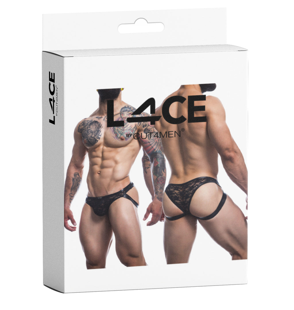 black Jockstrap Capri L4CE04 - XL-6