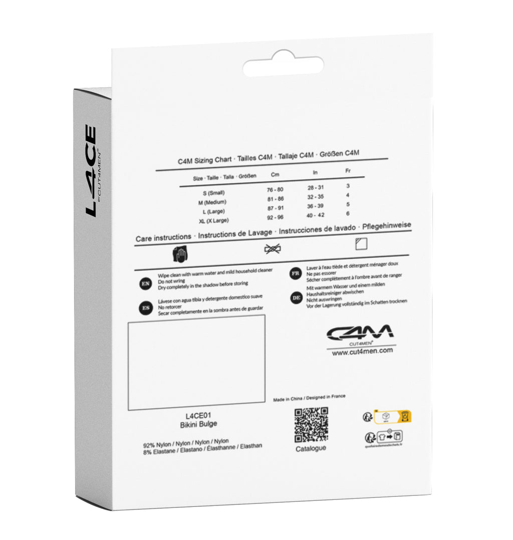 black Bikini Bulge Brief L4CE01 - XL-7