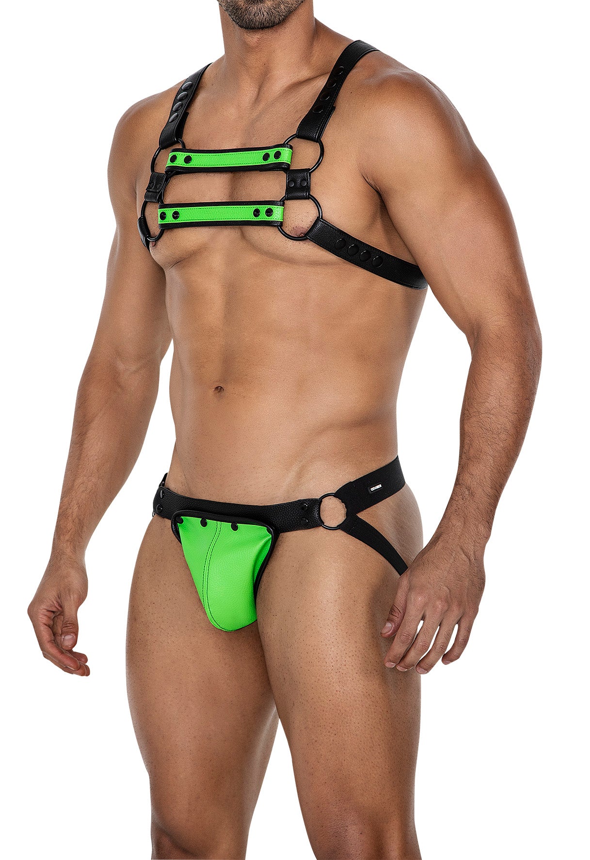 neon green/black Jock Snap - L/XL-4