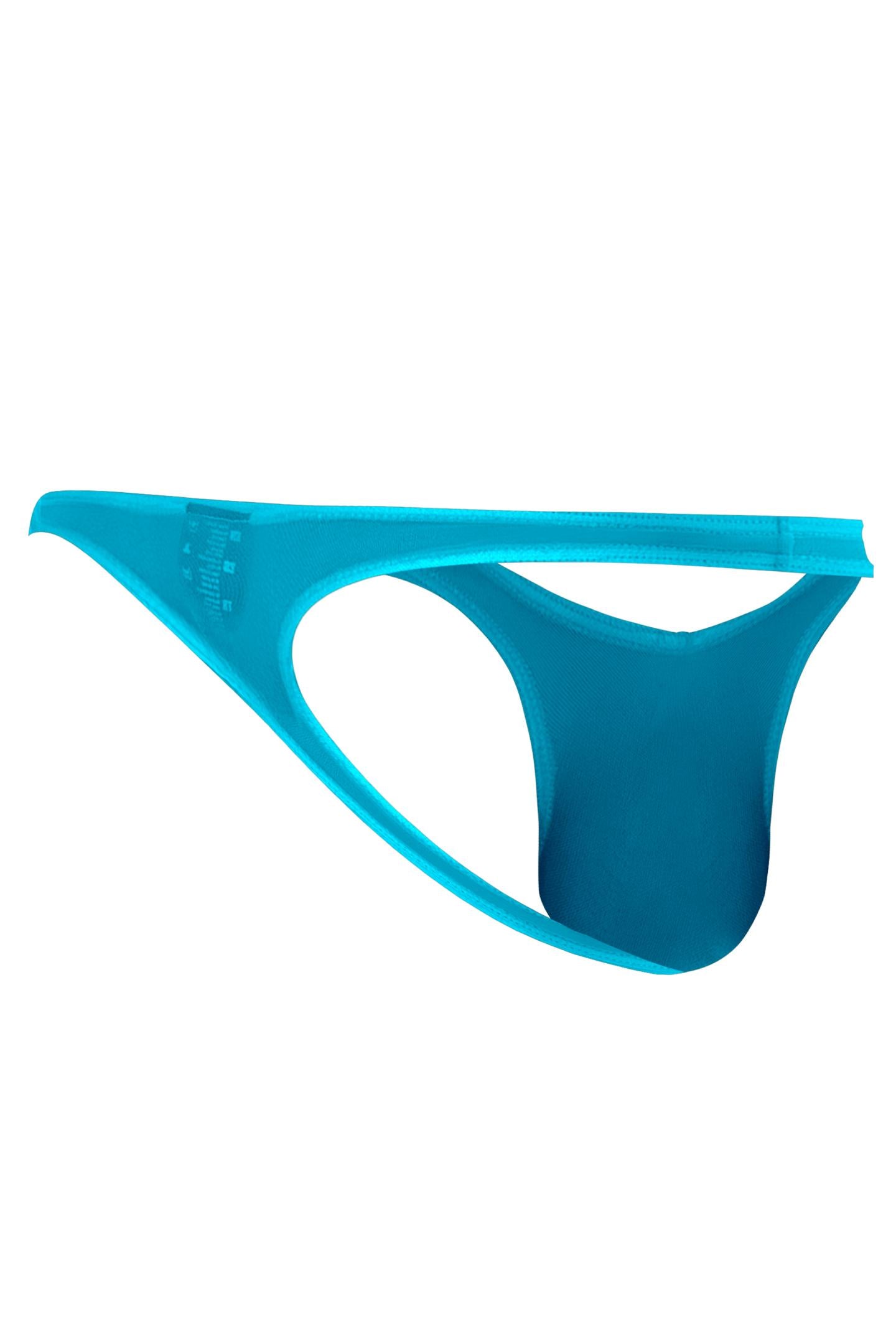 turquoise Mesh Low Rise Bulge String C4MSPXBUL02 GLOW - XL-1