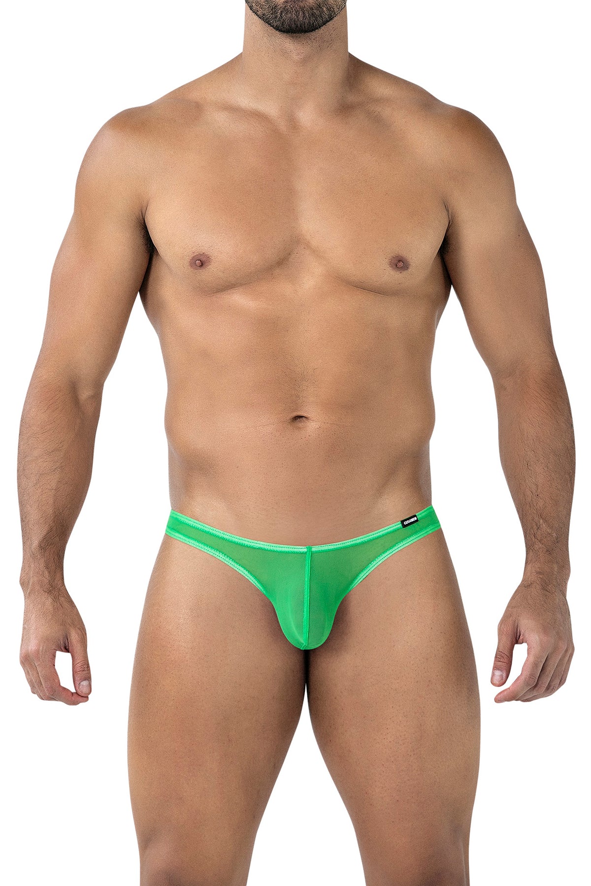 green Low Rise Bulge Brief Mesh C4MSPXBUL01 GLOW - XL-2