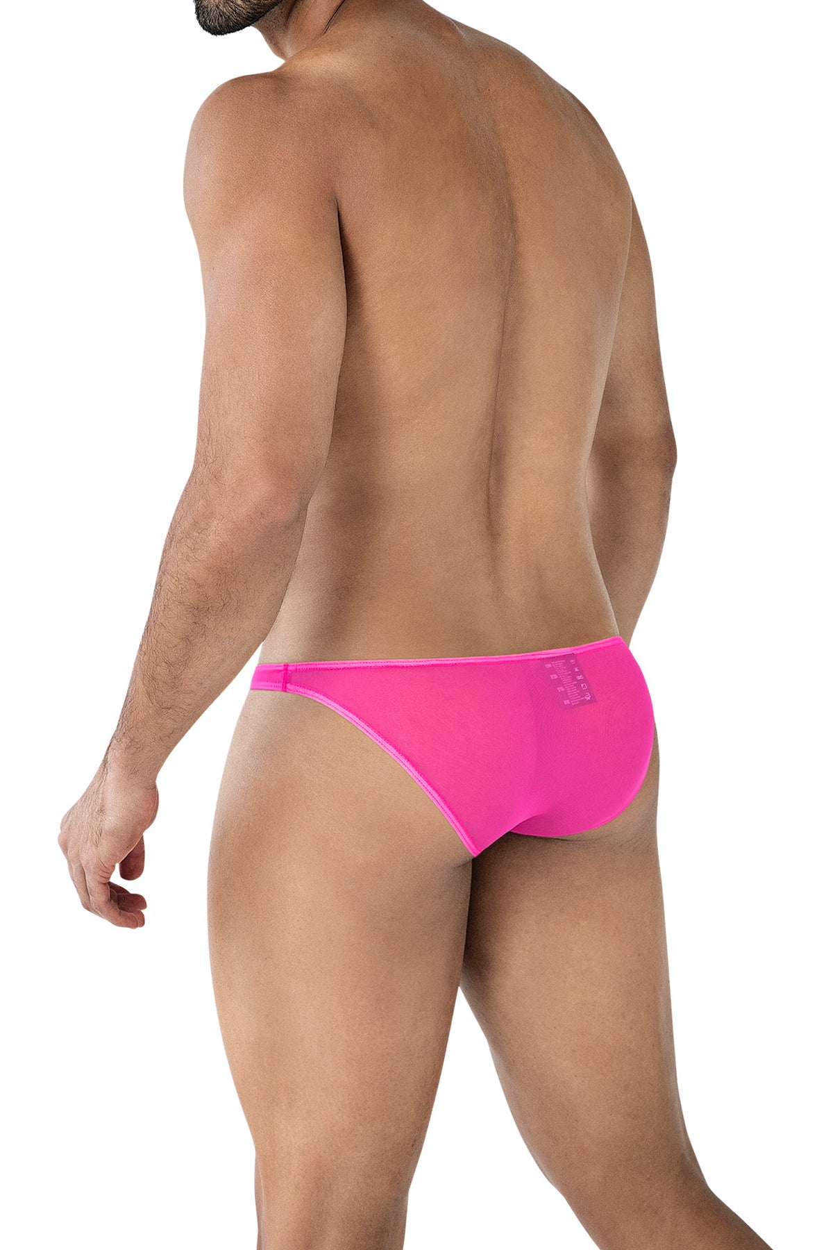 hot pink Low Rise Bulge Brief Mesh C4MSPXBUL01 GLOW - XL-3