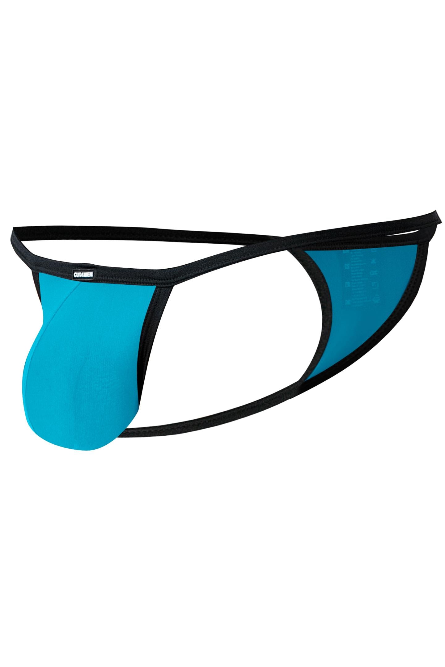 Mini Kini made of soft, transparent mesh material. Rubberized logo on the front. Color : turquoiseMaterial : 80% polyamid / 20% elastan 