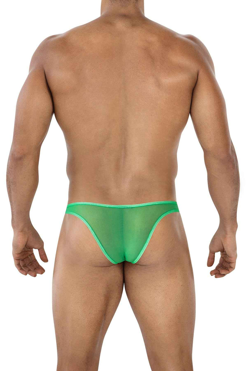 Thong made of soft, transparent mesh material. Rubberized logo on the front. Color : greenMaterial : 80% polyamid / 20% elastan Powered by Froala Editor