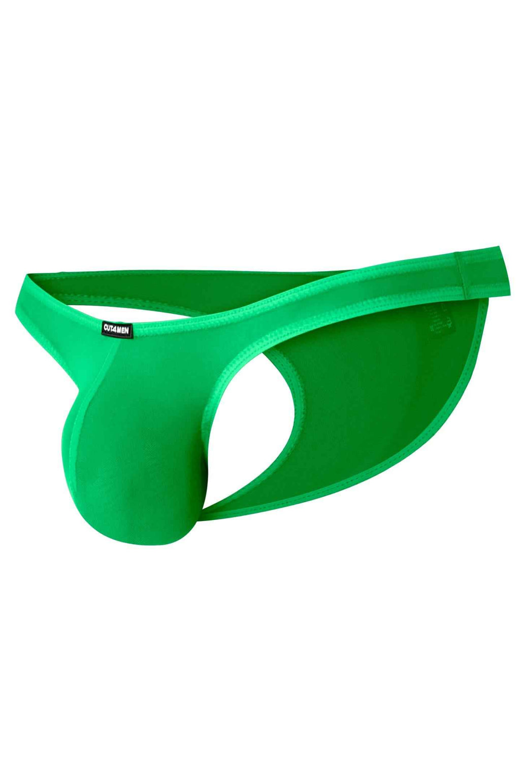 Thong made of soft, transparent mesh material. Rubberized logo on the front. Color : greenMaterial : 80% polyamid / 20% elastan Powered by Froala Editor