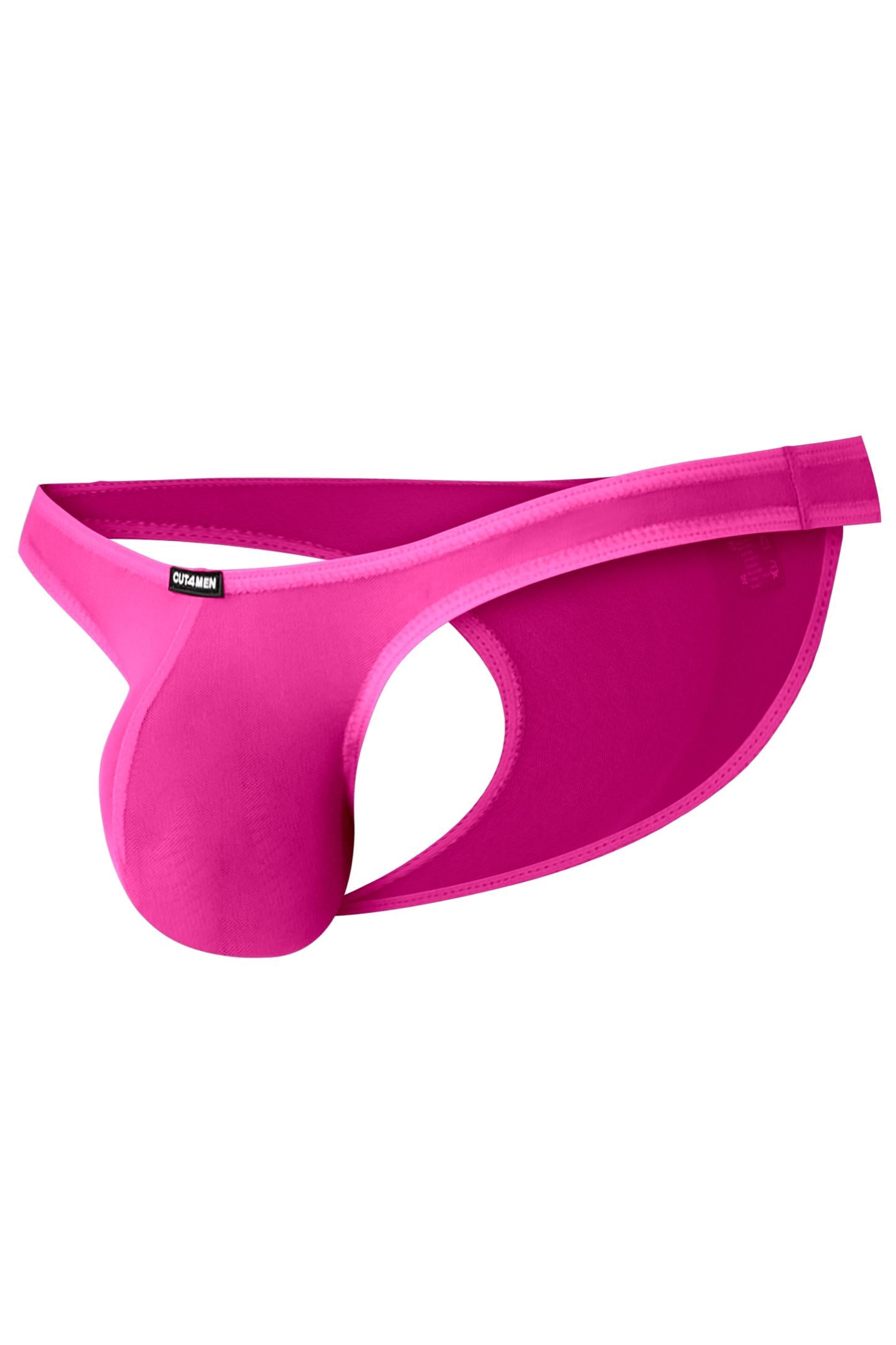 hot pink Capri Thong Mesh C4MSPX07 GLOSW - XL-0