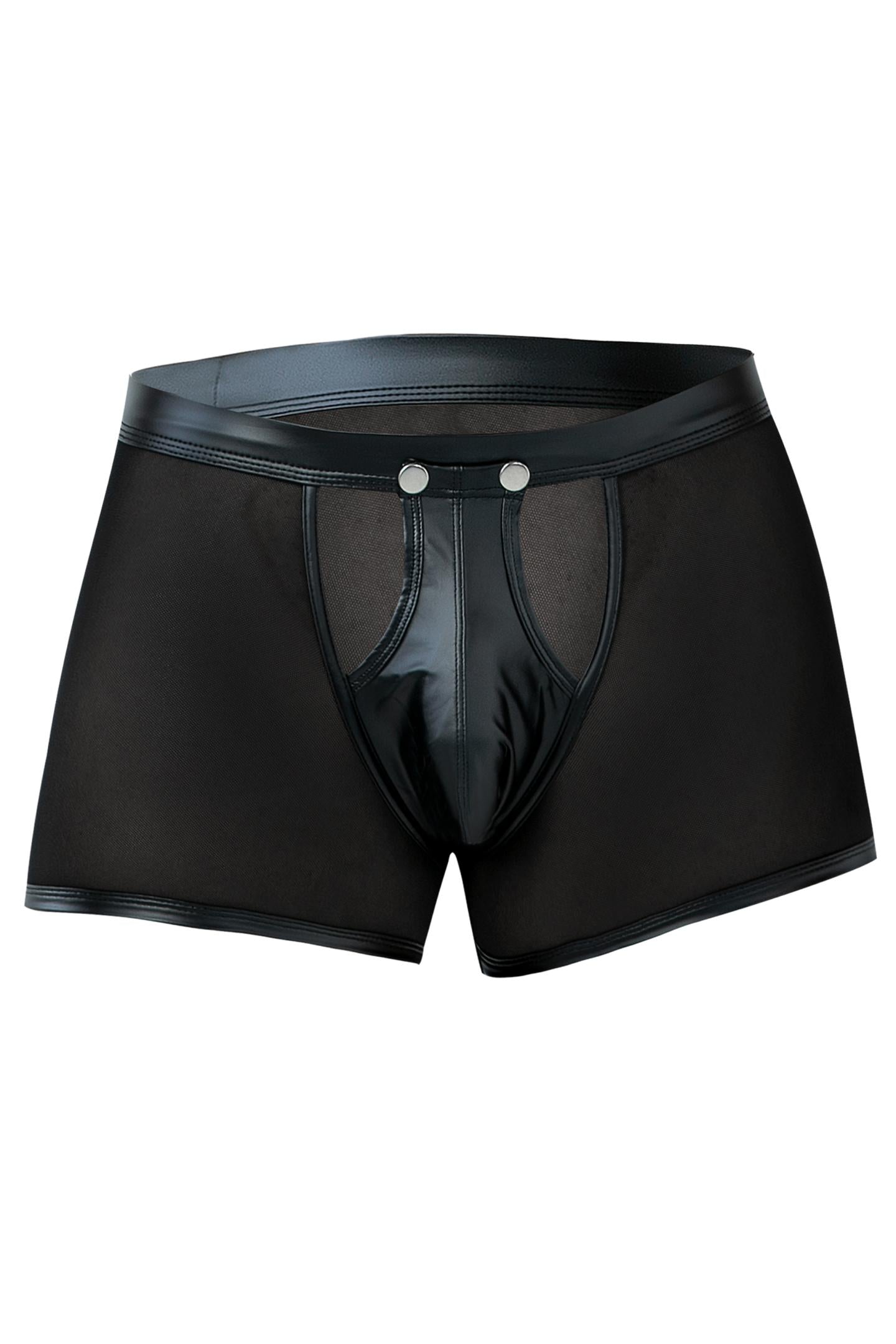 Black Sheer Boxer C4MRAV101 - XL-0