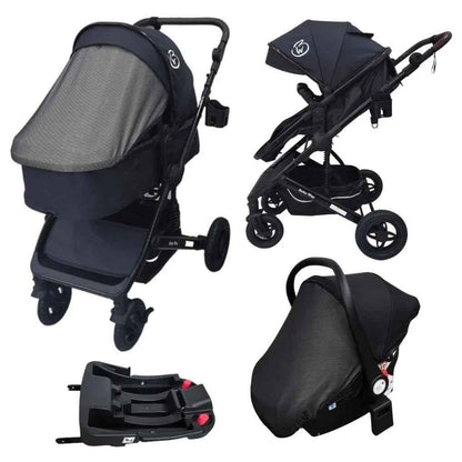 Preorder - Evolve 3 in 1 Stroller + Bassinet + i-Size Capsule Travel System with Sunshade Sets and Mattress + Food Tray
