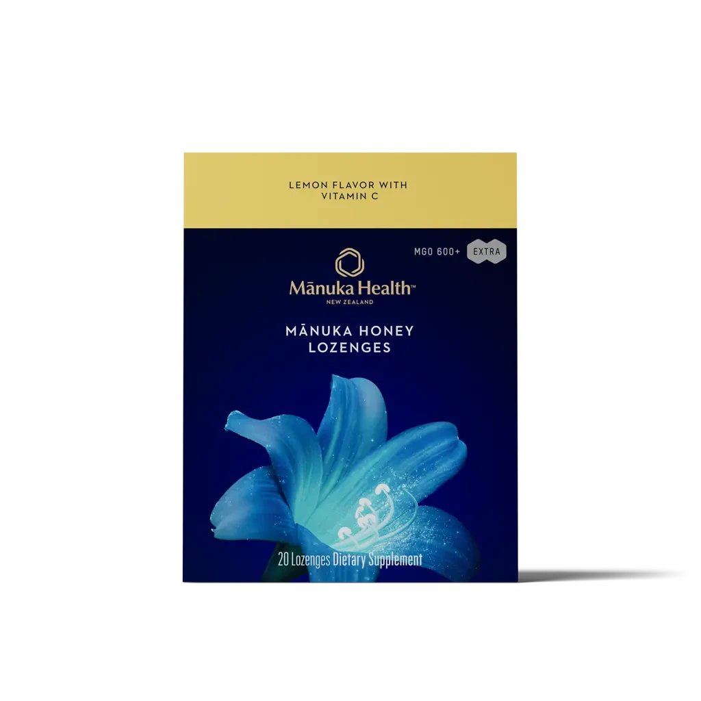 Manuka Honey Lemon Lozenges with Vitamin C NZ