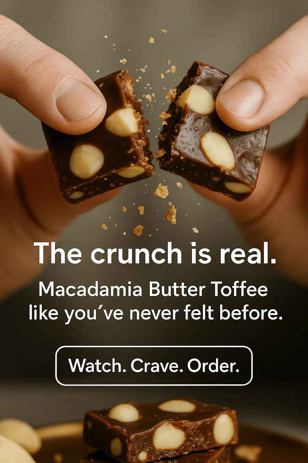 Lowrey Macadamia Butter Toffee Crunché 4-Pack