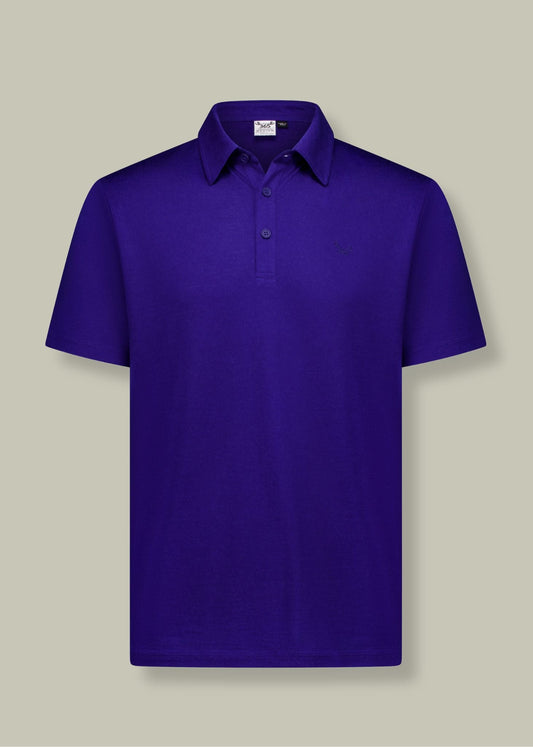 Men's Polo - 100% Merino Wool, Cobalt Merino 365 NZ