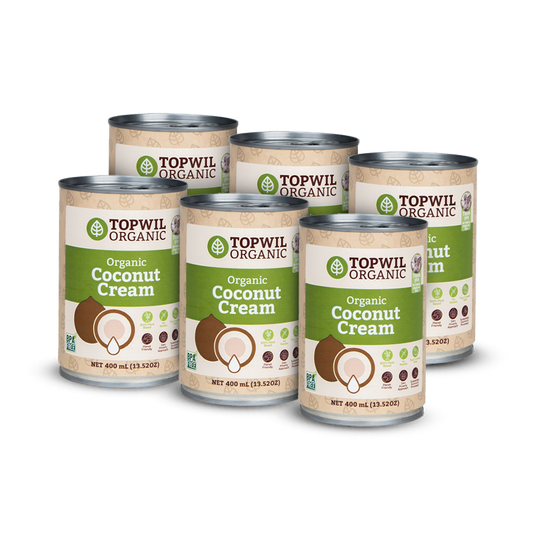 Organic Coconut Cream 400ml (6 Cans) livelifestore.co.nz