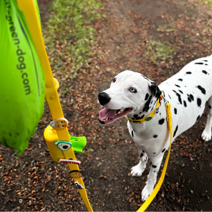Dog Poop Bag Holder | Yellow Walkieez