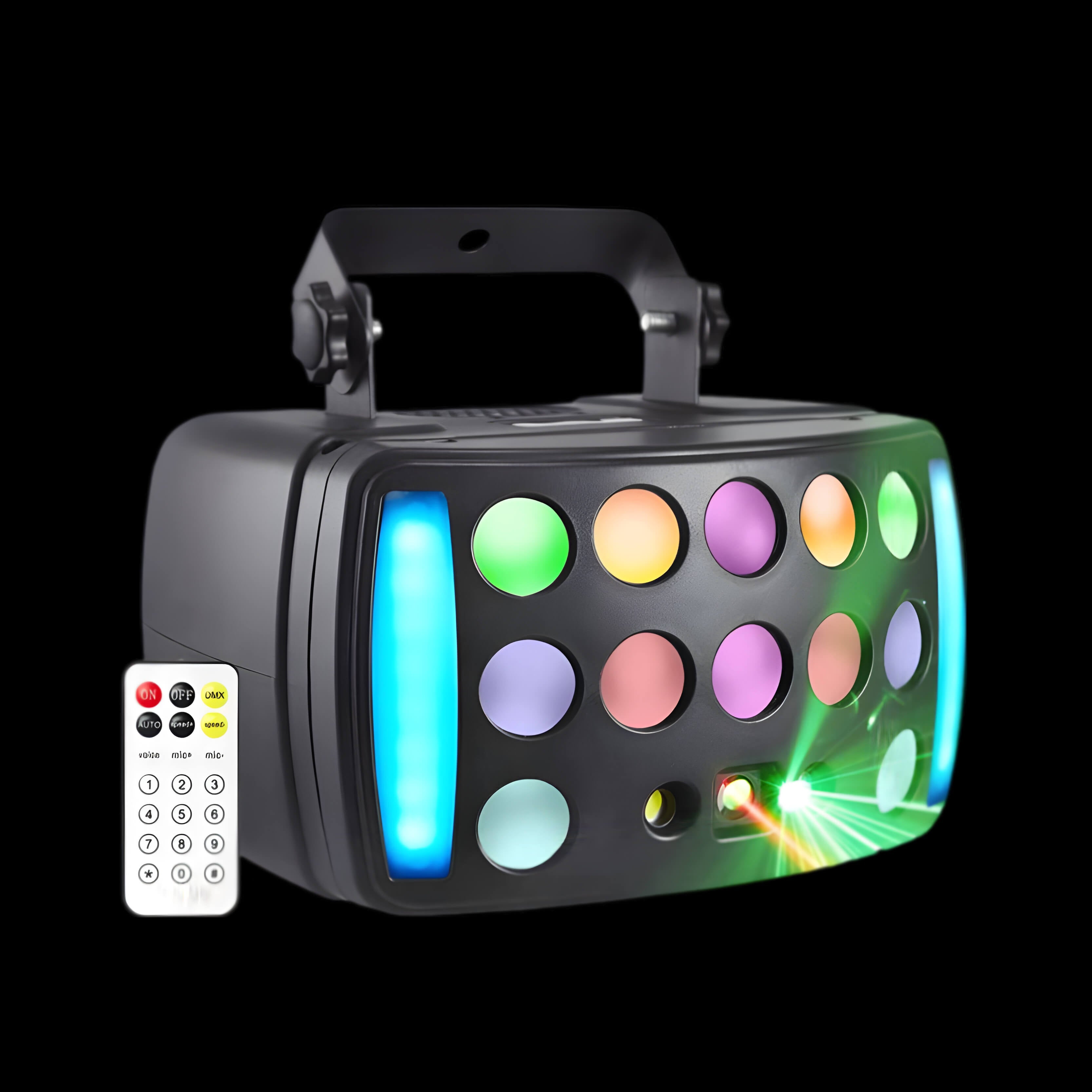 X1 4-in-1 Party Laser Lights 50W LED Strobe Disco Ball Projector-0