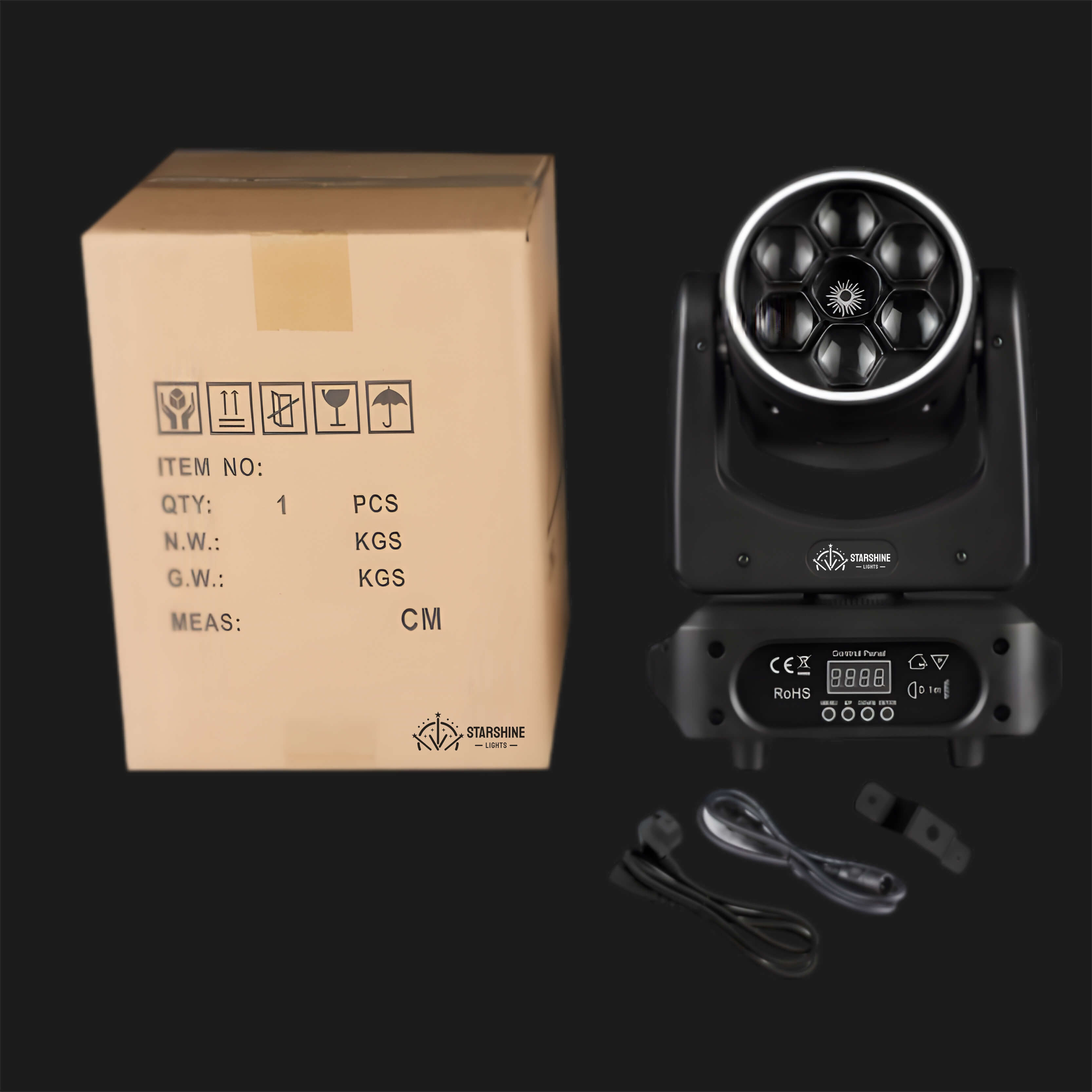 M1 Moving Head Bee Eye LED + Laser DJ Lights Party Projector-1