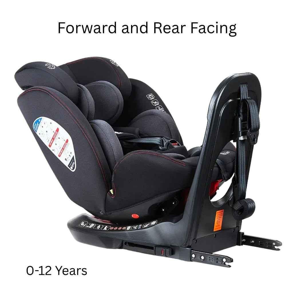 The Defender – i-Size 360 Rotating Convertible Car Seat with Isofix and Top Tether