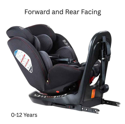 The Defender – i-Size 360 Rotating Convertible Car Seat with Isofix and Top Tether