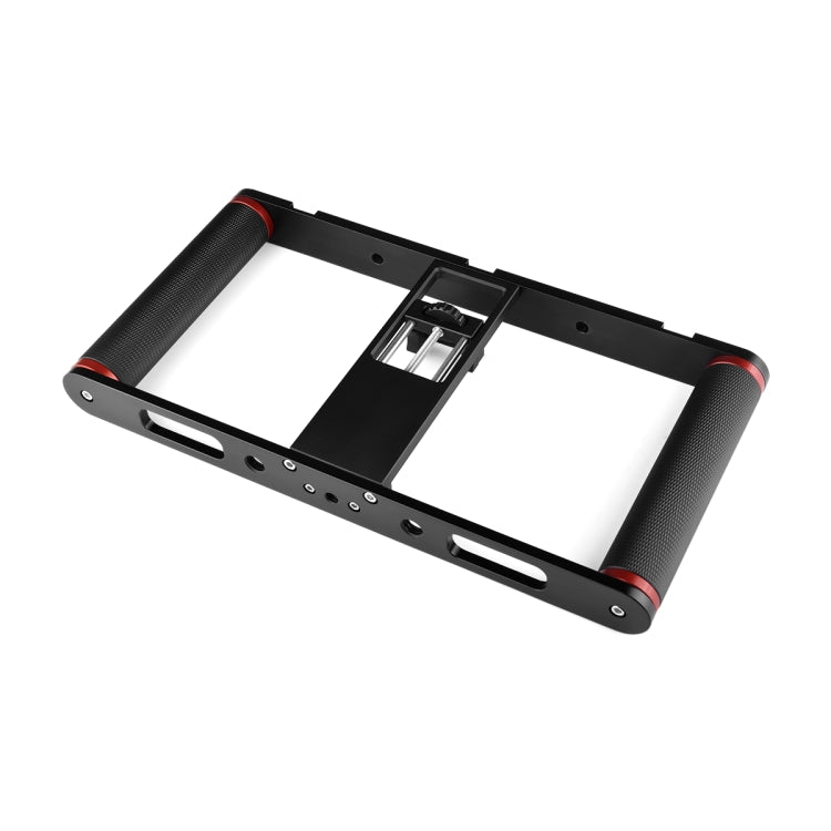 YELANGU PC05 YLG0909B Vlogging Live Broadcast Smartphone Metal Cage Video Rig Filmmaking Recording Handle Stabilizer Bracket for iPhone, Galaxy, Huawei, Xiaomi, HTC, LG, Google, and Other Smartphones