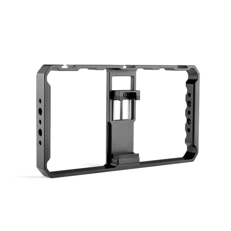 YELANGU  PC06 YLG0909A Vlogging Live Broadcast Smartphone Metal Cage Video Rig Filmmaking Recording Handle Stabilizer Bracket for iPhone, Galaxy, Huawei, Xiaomi, HTC, LG, Google, and Other Smartphones