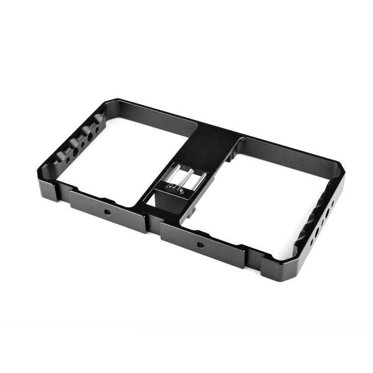 YELANGU  PC06 YLG0909A Vlogging Live Broadcast Smartphone Metal Cage Video Rig Filmmaking Recording Handle Stabilizer Bracket for iPhone, Galaxy, Huawei, Xiaomi, HTC, LG, Google, and Other Smartphones