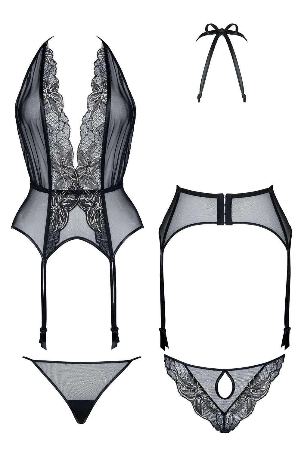 black/gold Gorset Penelope - XL-6