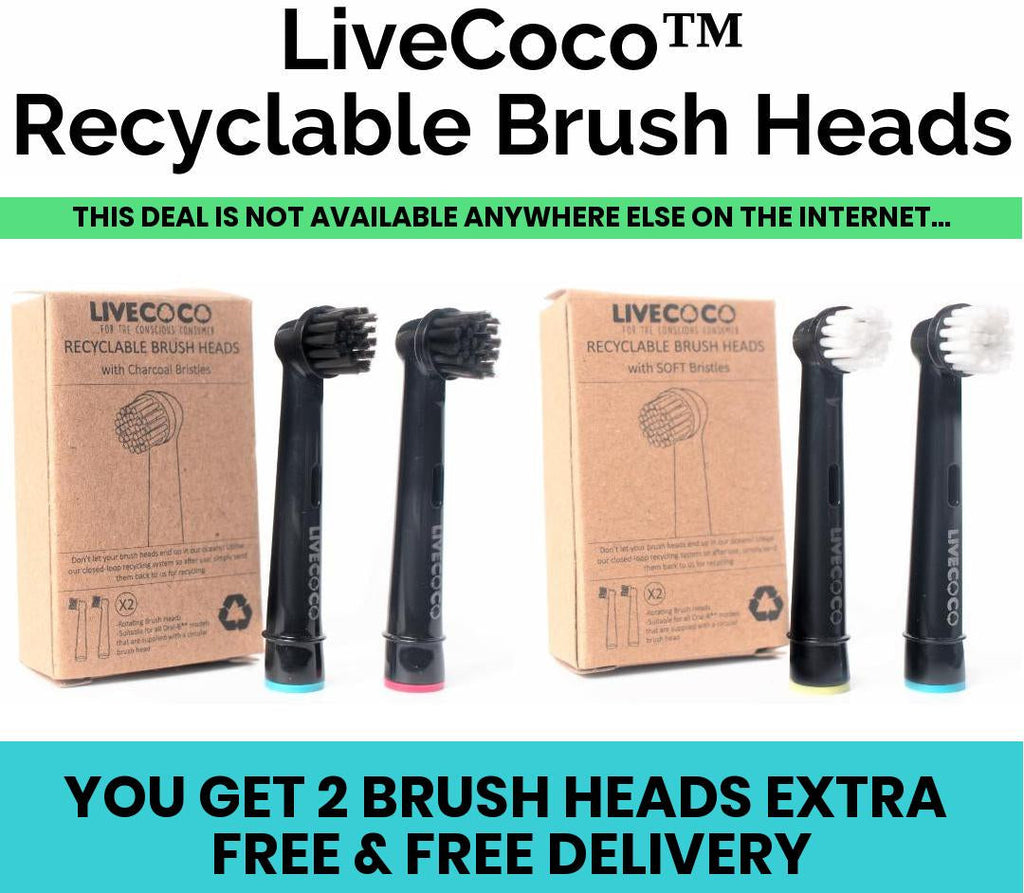 LiveCoco™ Recyclable Toothbrush Heads + 2 Free Gifts - OFFER ENDS MIDNIGHT TONIGHT-0