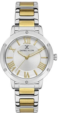 Daniel Klein Premium Silver Dial Two-Tone Watch - DK.1.13498-2 Kiwi Watches