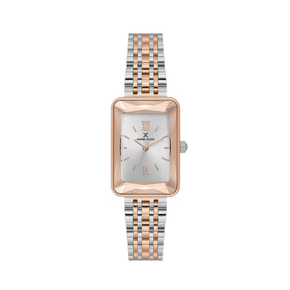 Daniel Klein Classic Rectangular Two Tone Watch - DK.1.13875-6 Kiwi Watches