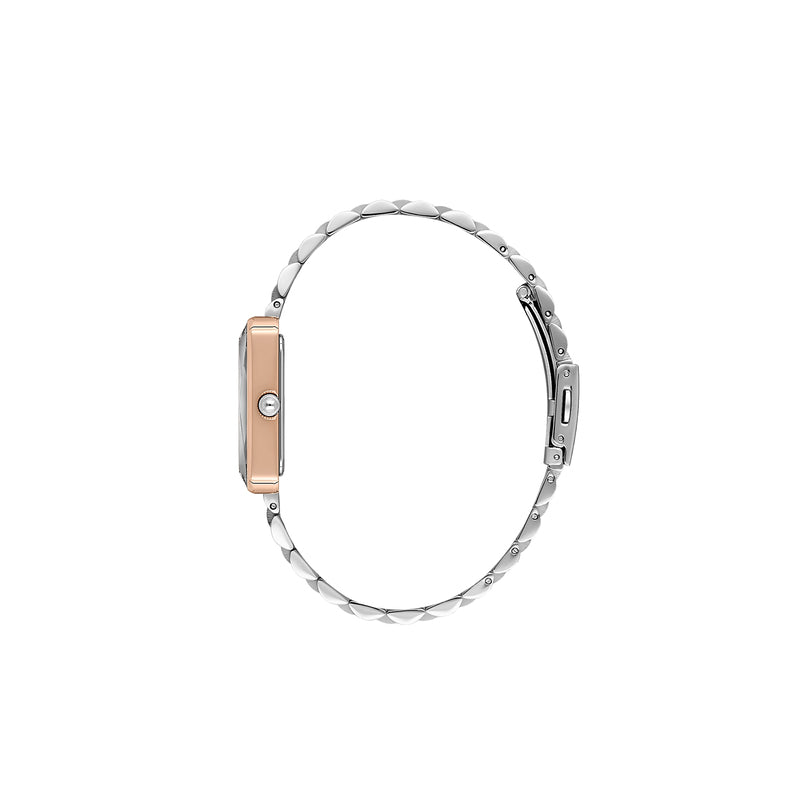 Daniel Klein Classic Rectangular Two Tone Watch - DK.1.13875-6 Kiwi Watches