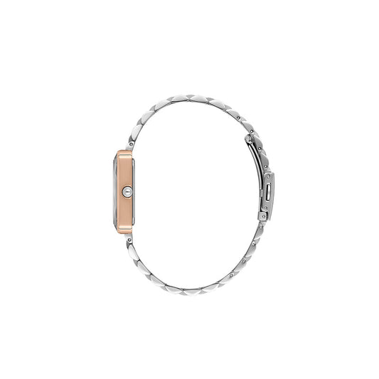 Daniel Klein Classic Rectangular Two Tone Watch - DK.1.13875-6 Kiwi Watches