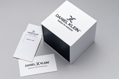 Daniel Klein Exclusive Blue Skeleton Dial Grey Silicone Strap Watch - DK.1.13889-3 Kiwi Watches